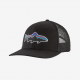 Patagonia kšiltovka Fitz Roy Trout Trucker Hat, Black