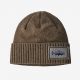 Patagonia zimní čepice Brodeo Beanie - Fitz Roy Trout Patch: Ash Tan