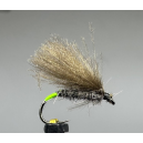 Dark grey CDC caddis