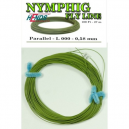Nymphing line - barva olivová 0,58 mm