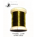 Tinsel line wire- olivová
